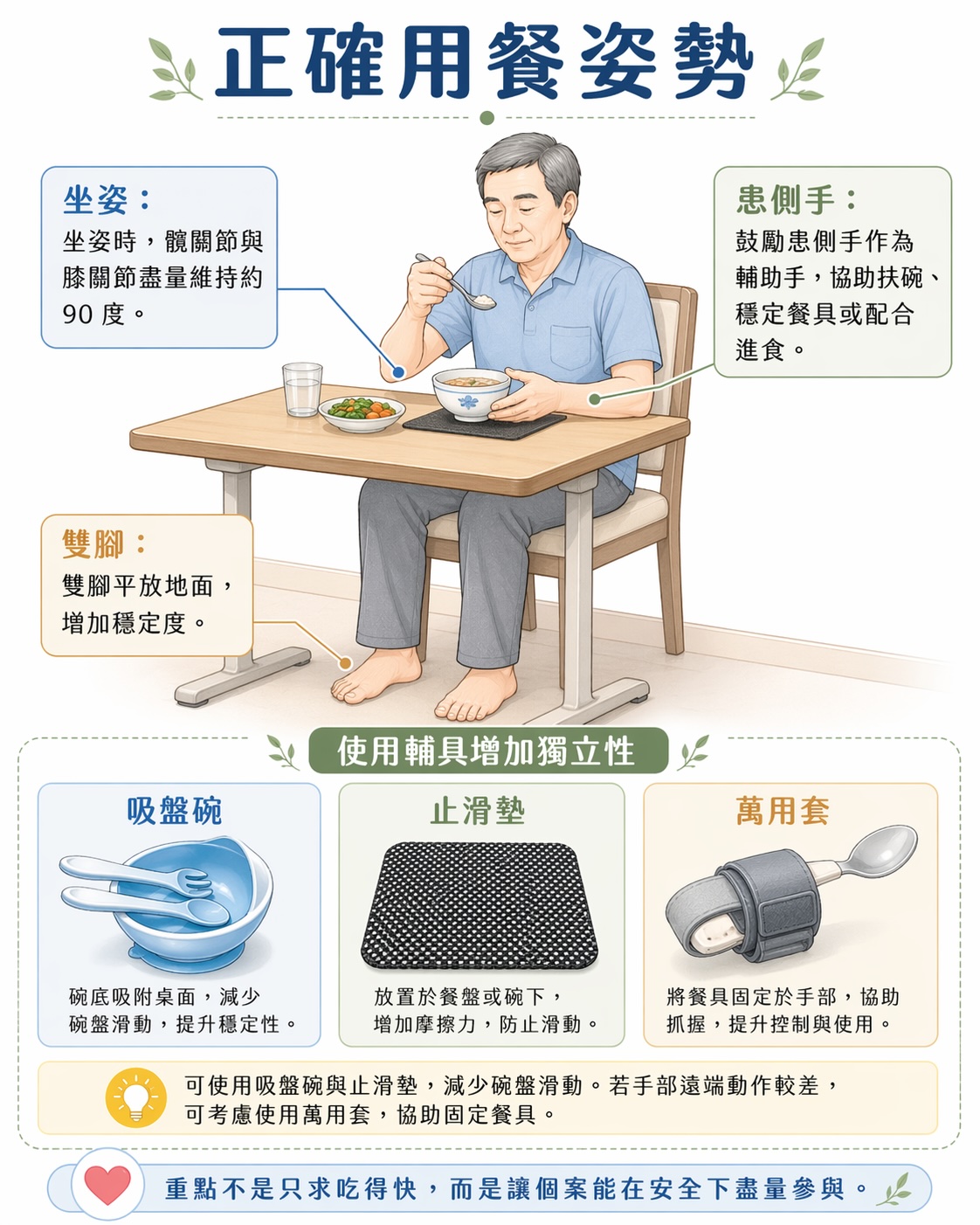 用餐輔具與姿勢