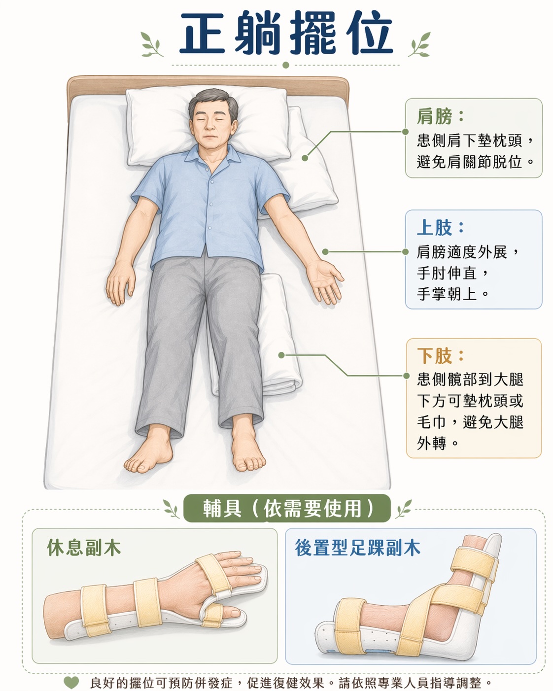 正躺擺位